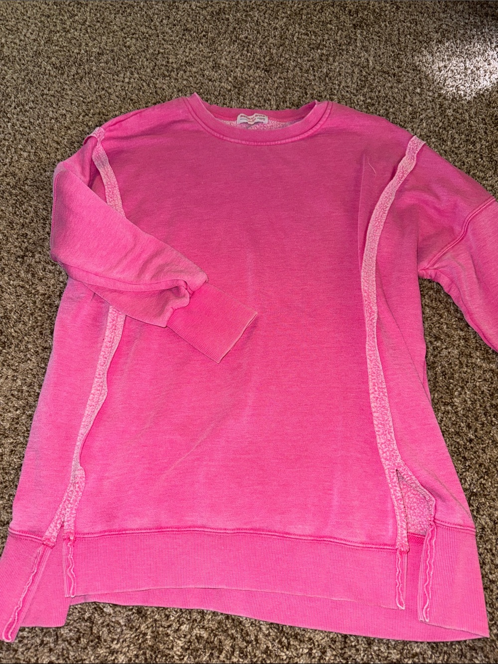 Discount Divas Pink Tunic Sweatshirt
